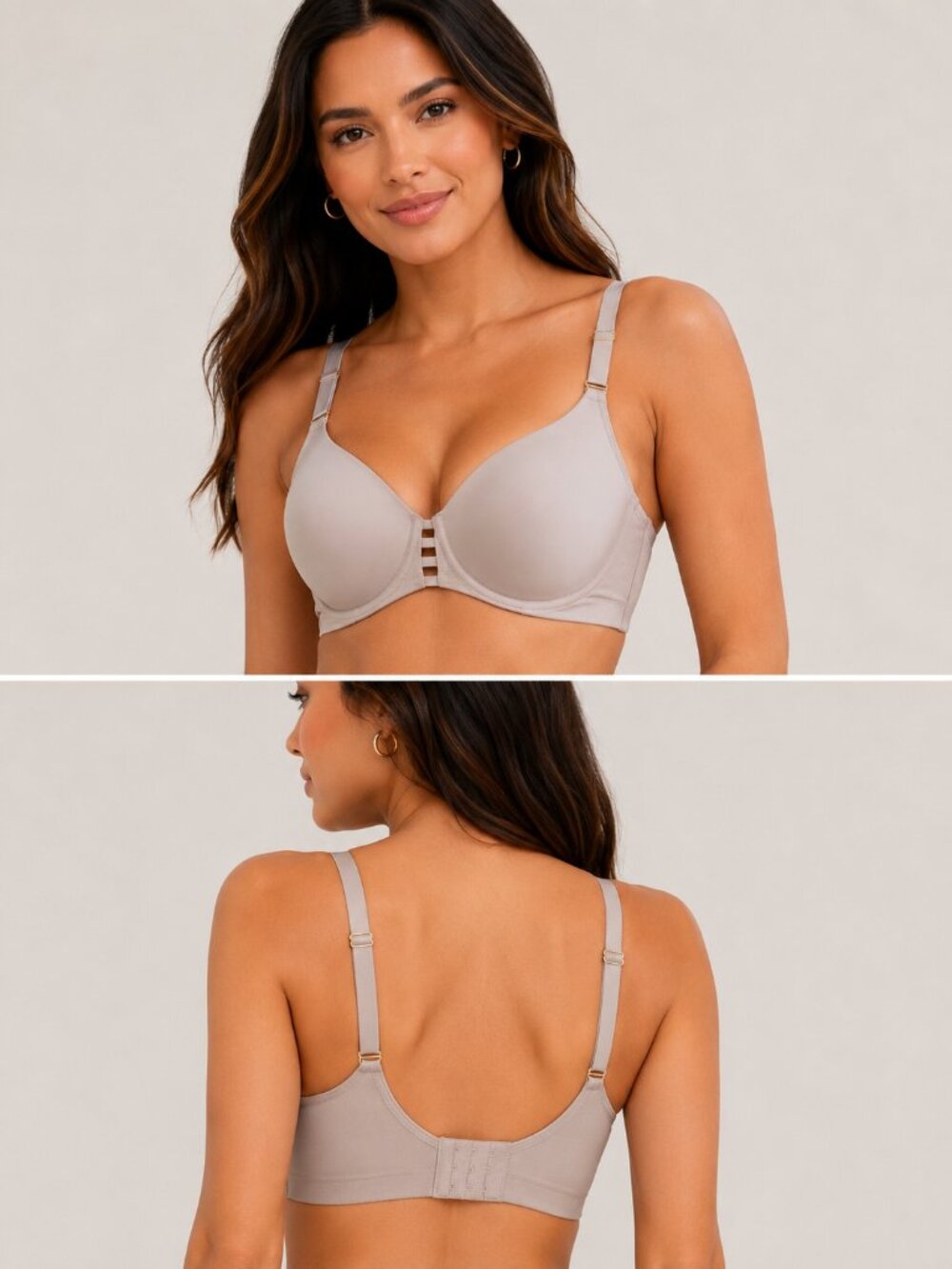 🤍 Leonisa Light Beige Underwire Bra Size 38B 🤍